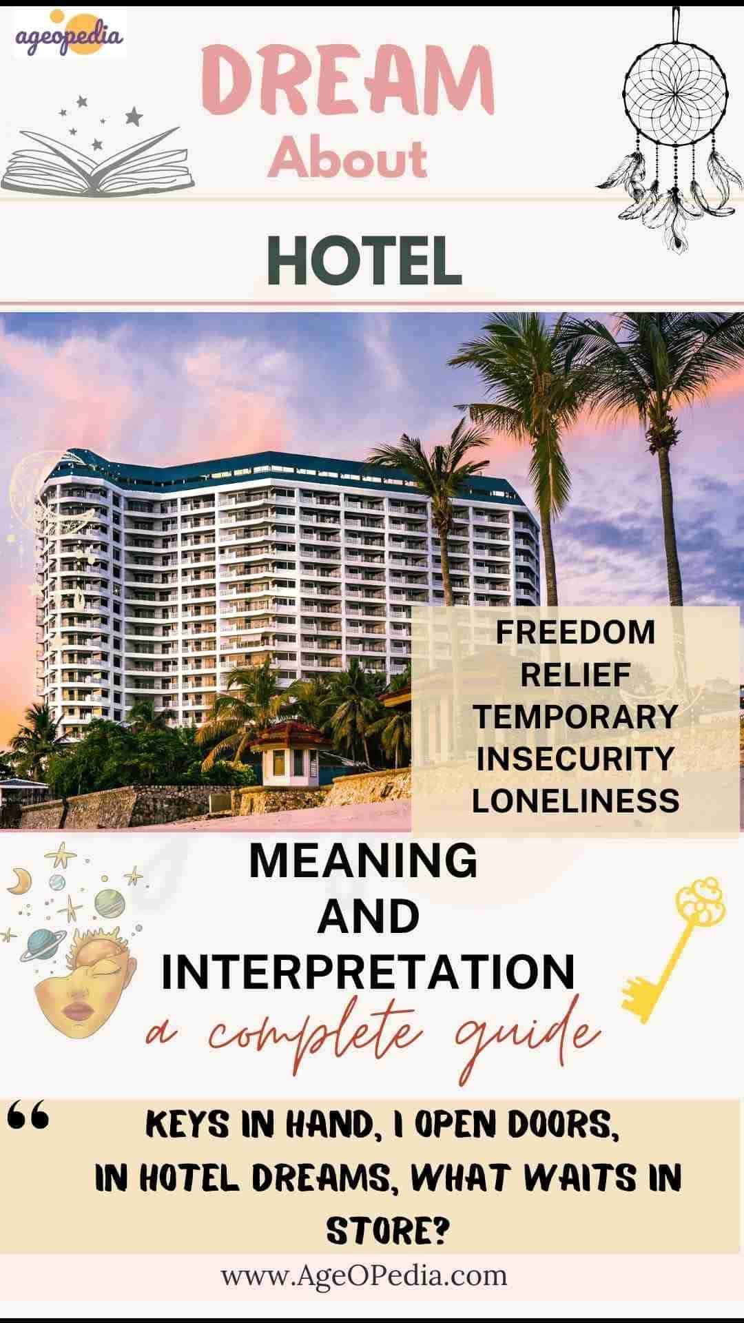 Dream about Hotel: Biblical & Spiritual meaning, interpretation, good or bad