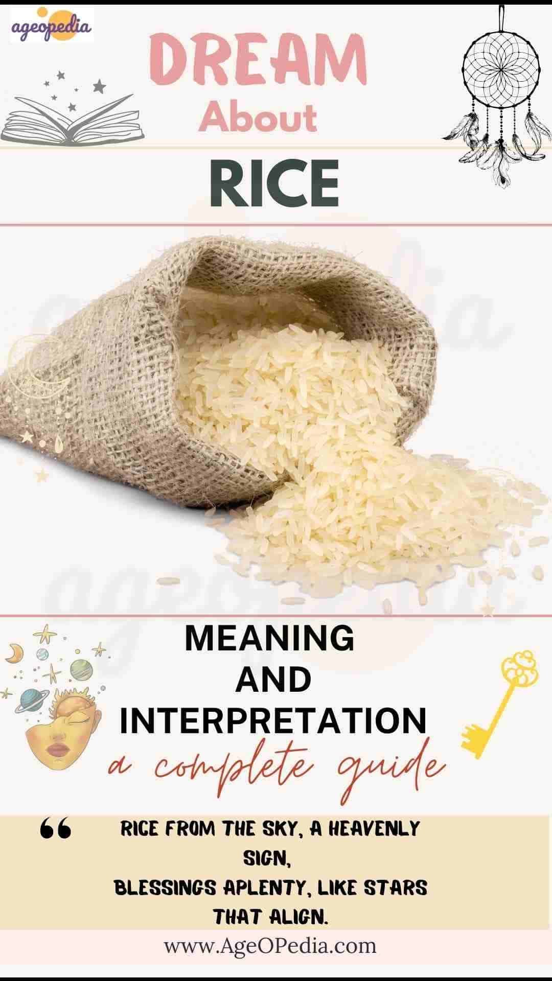 Dream about Rice: Biblical & Spiritual meaning, interpretation, good or bad